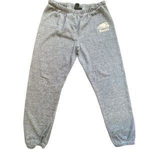 Roots Canada Hoodie Salt Pepper Charcoal Pullover Beaver Sz. M